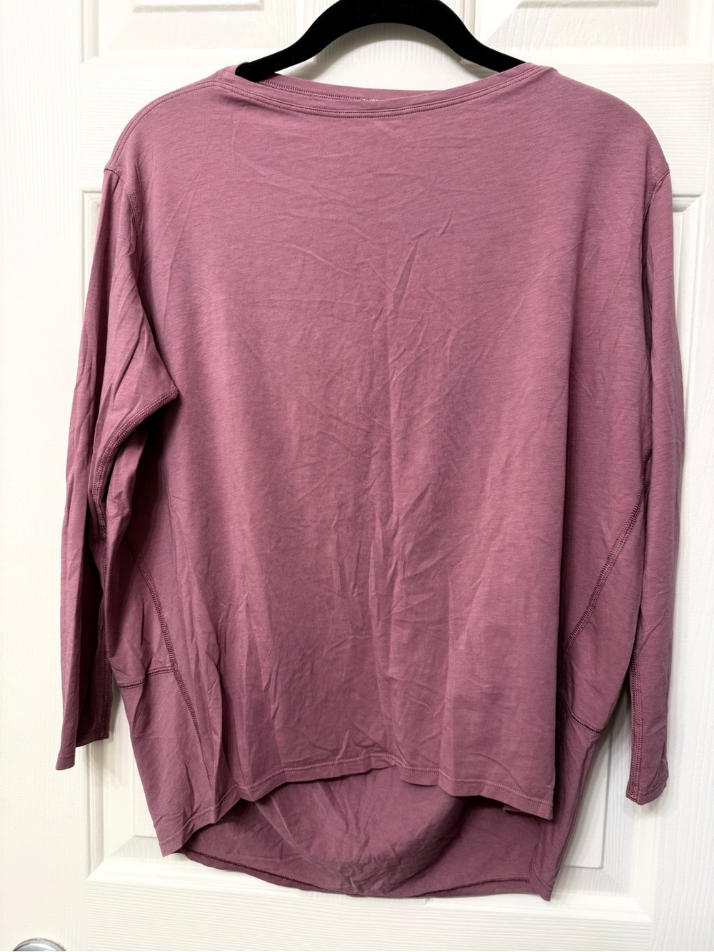 lululemon athletica Back in Action Long-Sleeve Relaxed Tee - Mauve
